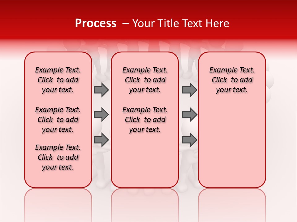 A Group Of People Standing In A Circle With A Red Person Standing In The Middle PowerPoint Template