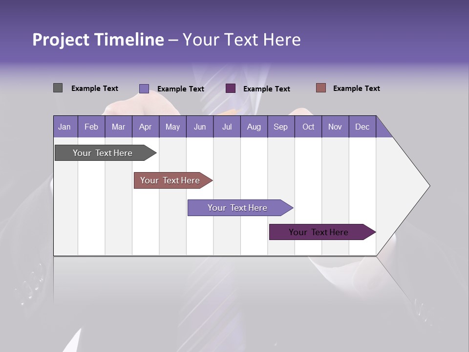 A Man In A Suit Is Holding A Pencil PowerPoint Template
