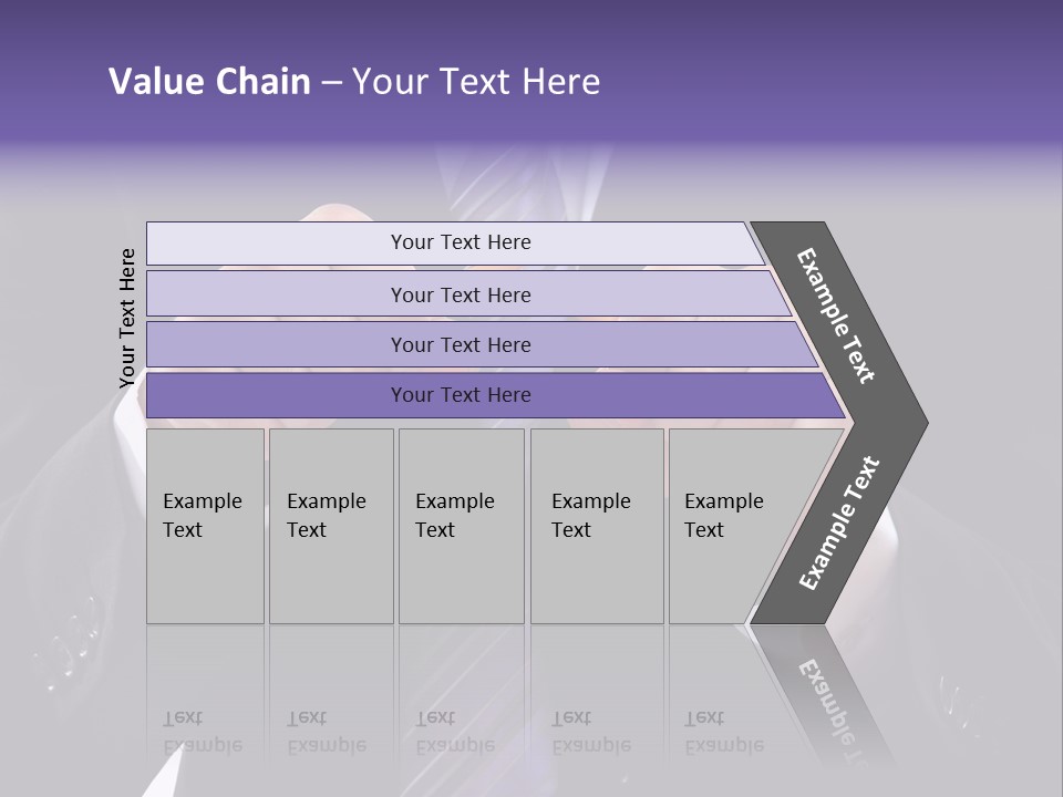 A Man In A Suit Is Holding A Pencil PowerPoint Template