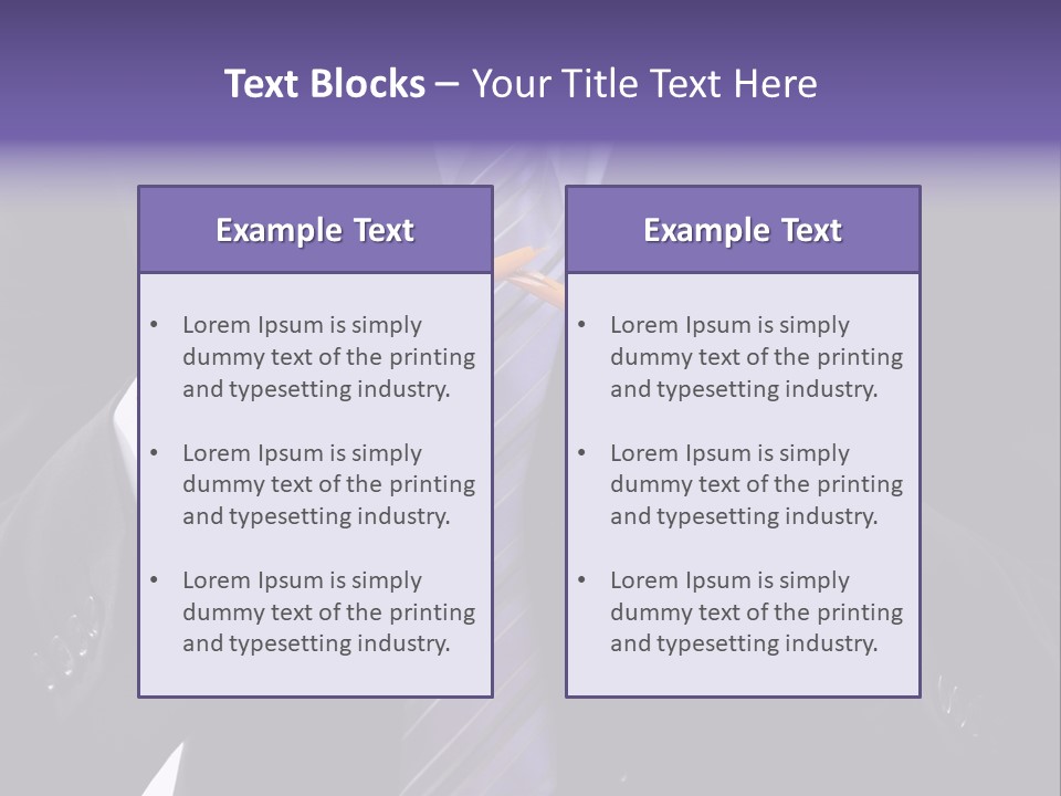 A Man In A Suit Is Holding A Pencil PowerPoint Template