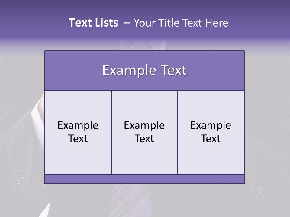 A Man In A Suit Is Holding A Pencil PowerPoint Template