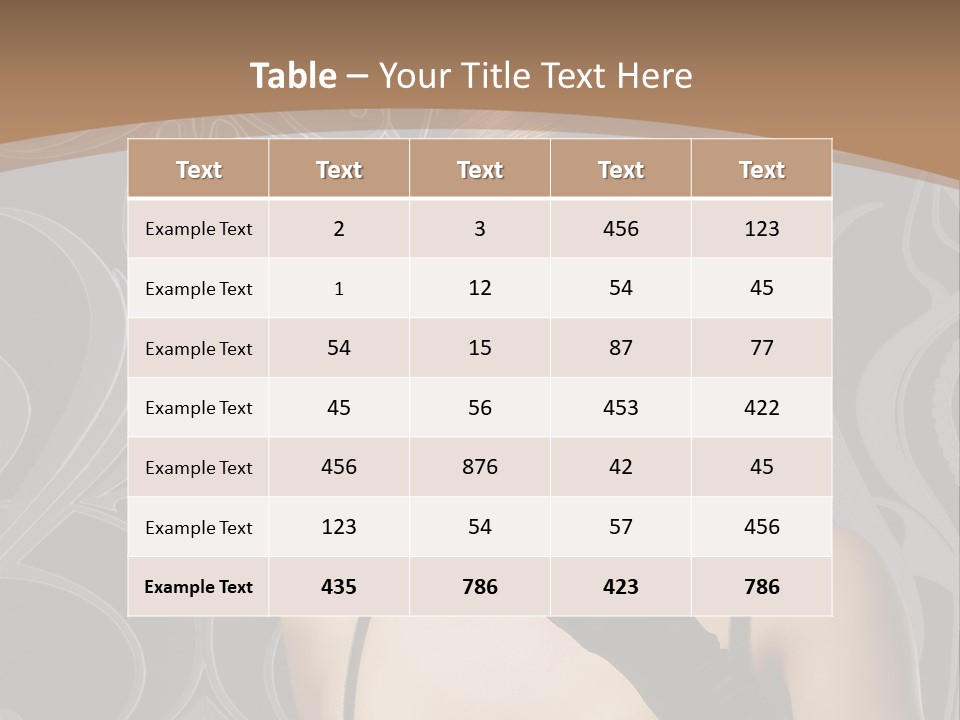 A Woman In A Corset With Her Finger Up To Her Mouth PowerPoint Template