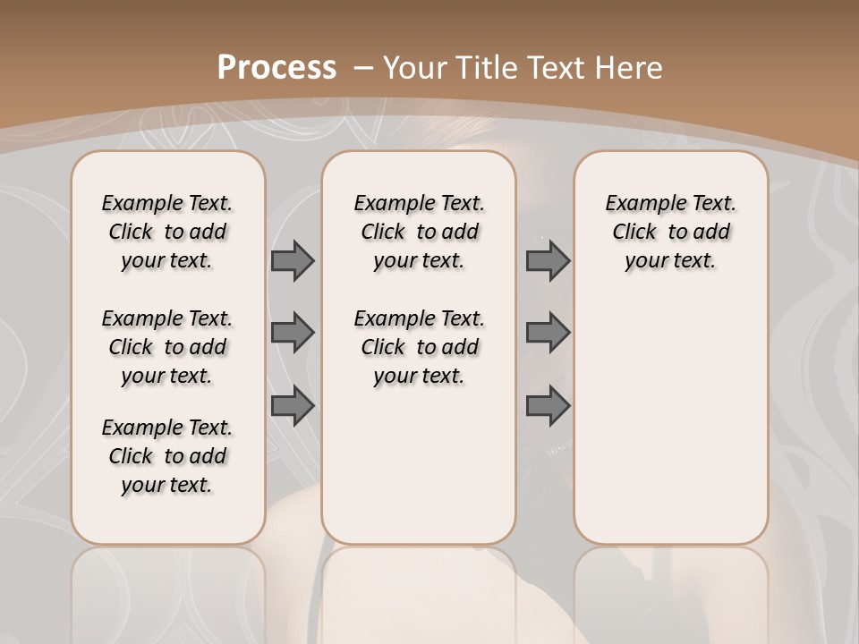 A Woman In A Corset With Her Finger Up To Her Mouth PowerPoint Template