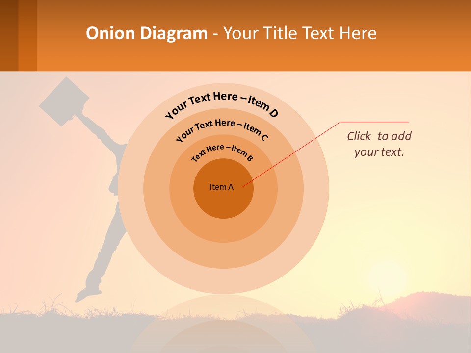 A Person Jumping In The Air With A Sign In Front Of Them PowerPoint Template