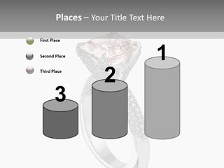 A Ring With A Pink Diamond On It PowerPoint Template
