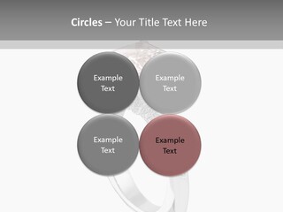 A Ring With A Pink Diamond On It PowerPoint Template
