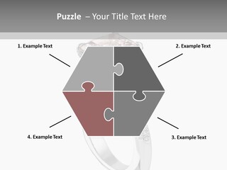 A Ring With A Pink Diamond On It PowerPoint Template