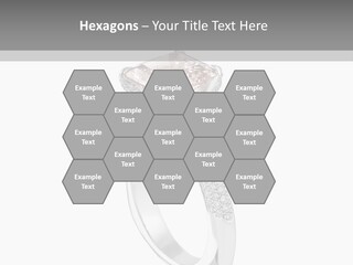 A Ring With A Pink Diamond On It PowerPoint Template