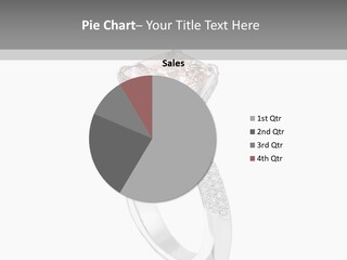 A Ring With A Pink Diamond On It PowerPoint Template