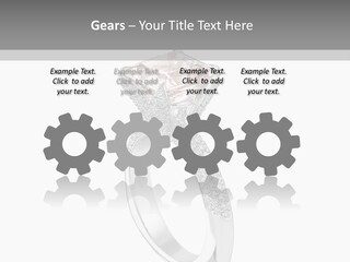 A Ring With A Pink Diamond On It PowerPoint Template