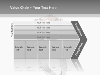 A Ring With A Pink Diamond On It PowerPoint Template