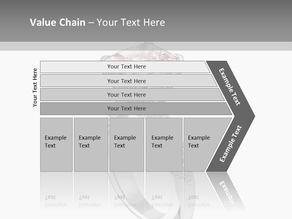 A Ring With A Pink Diamond On It PowerPoint Template