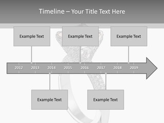 A Ring With A Pink Diamond On It PowerPoint Template