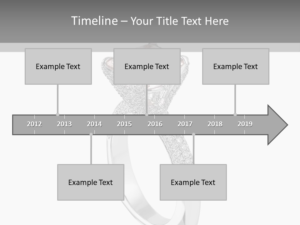 A Ring With A Pink Diamond On It PowerPoint Template