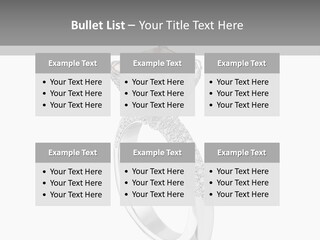 A Ring With A Pink Diamond On It PowerPoint Template