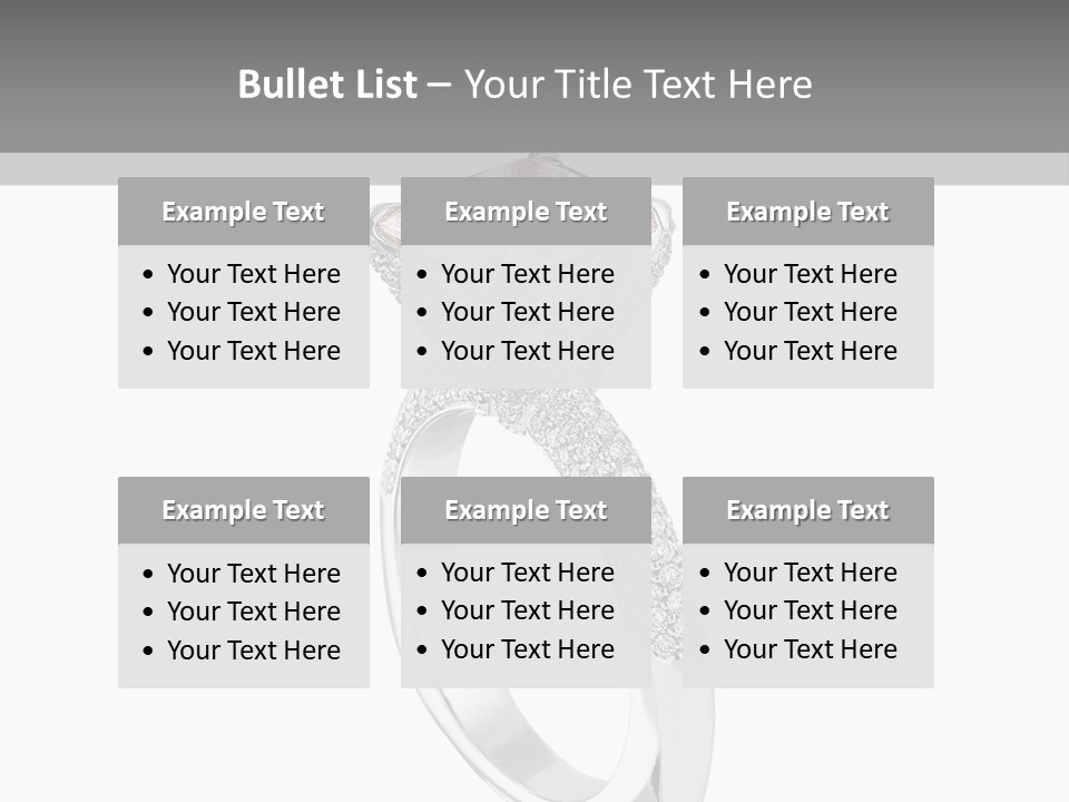 A Ring With A Pink Diamond On It PowerPoint Template