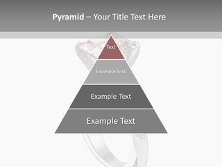 A Ring With A Pink Diamond On It PowerPoint Template