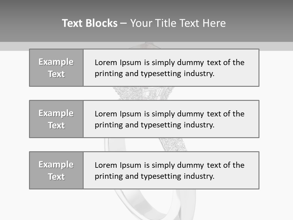 A Ring With A Pink Diamond On It PowerPoint Template