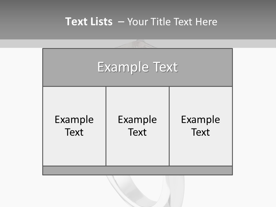 A Ring With A Pink Diamond On It PowerPoint Template