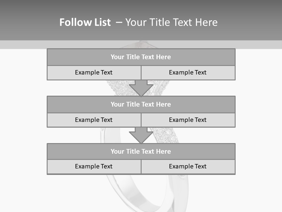 A Ring With A Pink Diamond On It PowerPoint Template