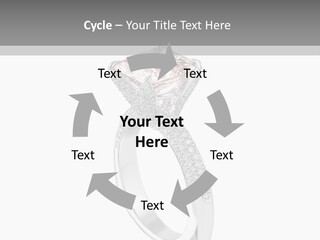 A Ring With A Pink Diamond On It PowerPoint Template