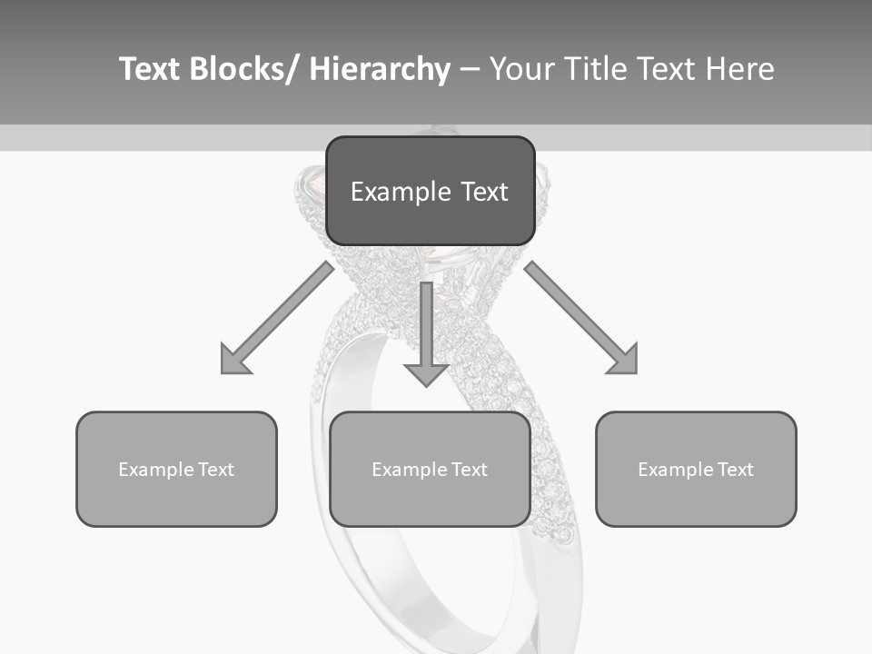 A Ring With A Pink Diamond On It PowerPoint Template