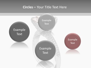 A Ring With A Pink Diamond On It PowerPoint Template