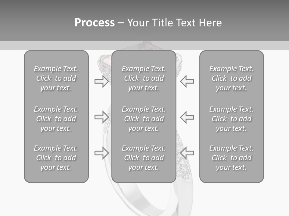 A Ring With A Pink Diamond On It PowerPoint Template