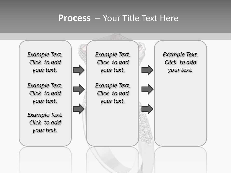 A Ring With A Pink Diamond On It PowerPoint Template