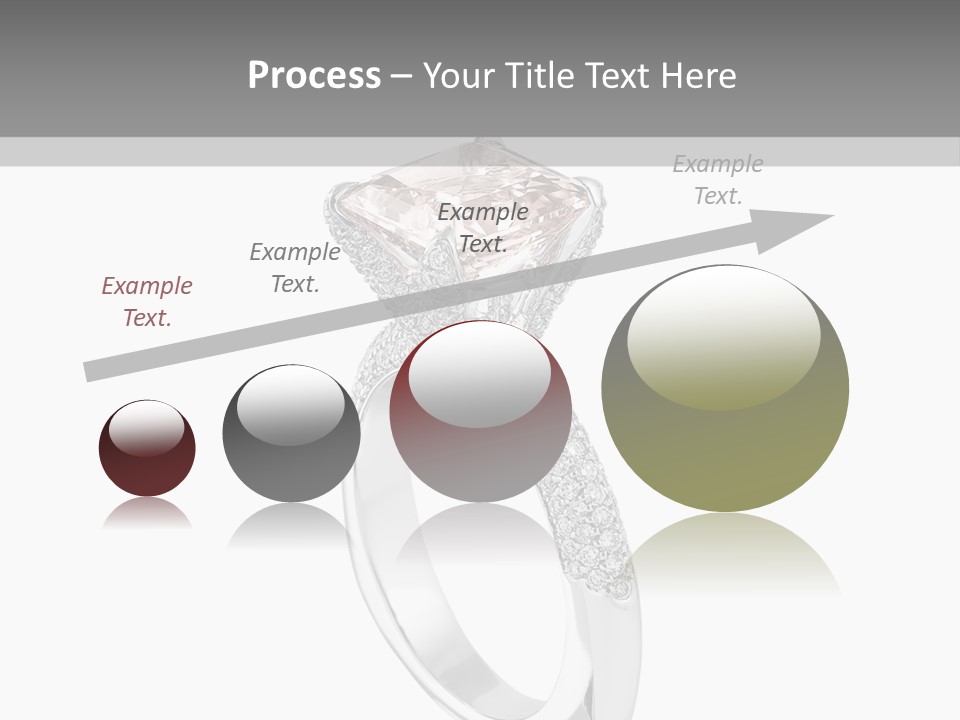 A Ring With A Pink Diamond On It PowerPoint Template