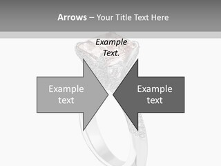 A Ring With A Pink Diamond On It PowerPoint Template