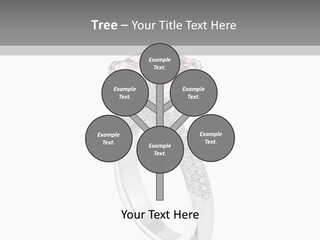 A Ring With A Pink Diamond On It PowerPoint Template