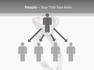 A Ring With A Pink Diamond On It PowerPoint Template