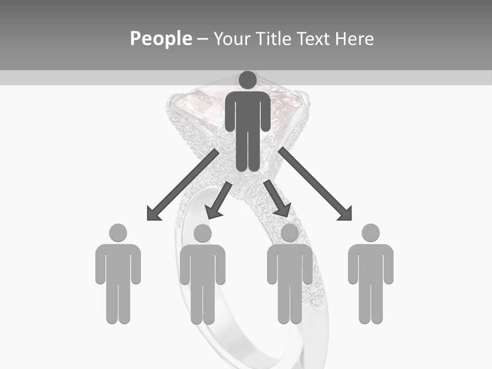 A Ring With A Pink Diamond On It PowerPoint Template