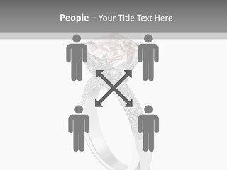 A Ring With A Pink Diamond On It PowerPoint Template