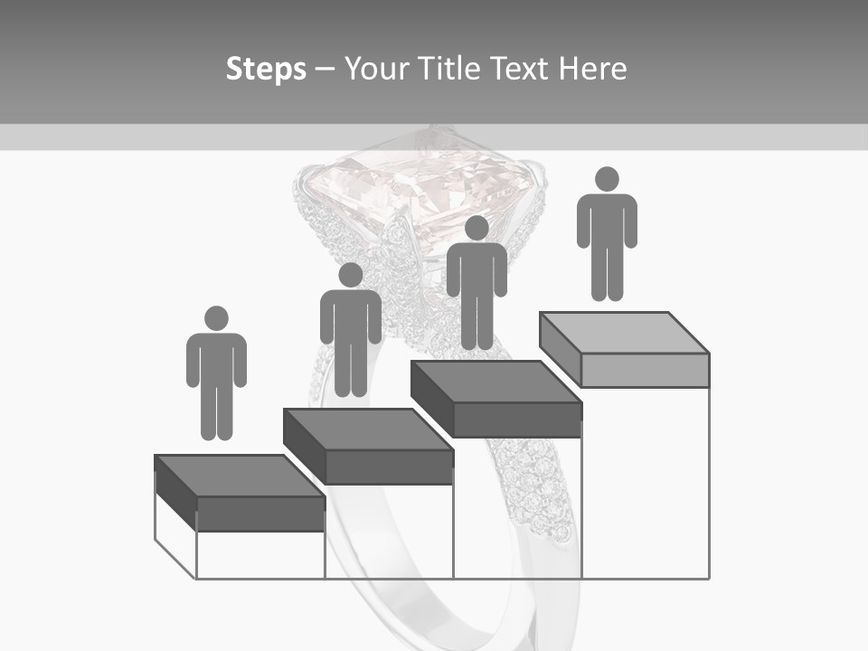 A Ring With A Pink Diamond On It PowerPoint Template