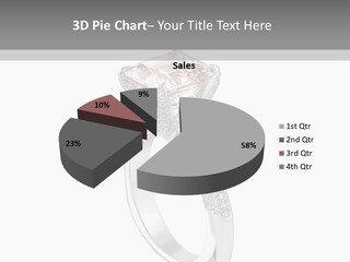 A Ring With A Pink Diamond On It PowerPoint Template