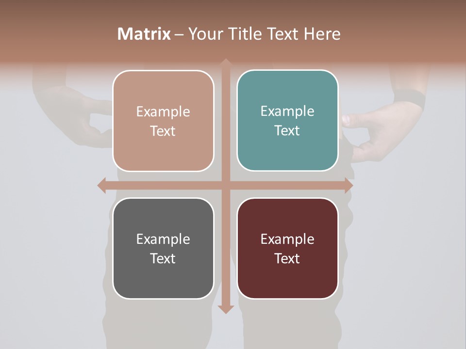 A Man Wearing A Tie With His Hands On His Hips PowerPoint Template