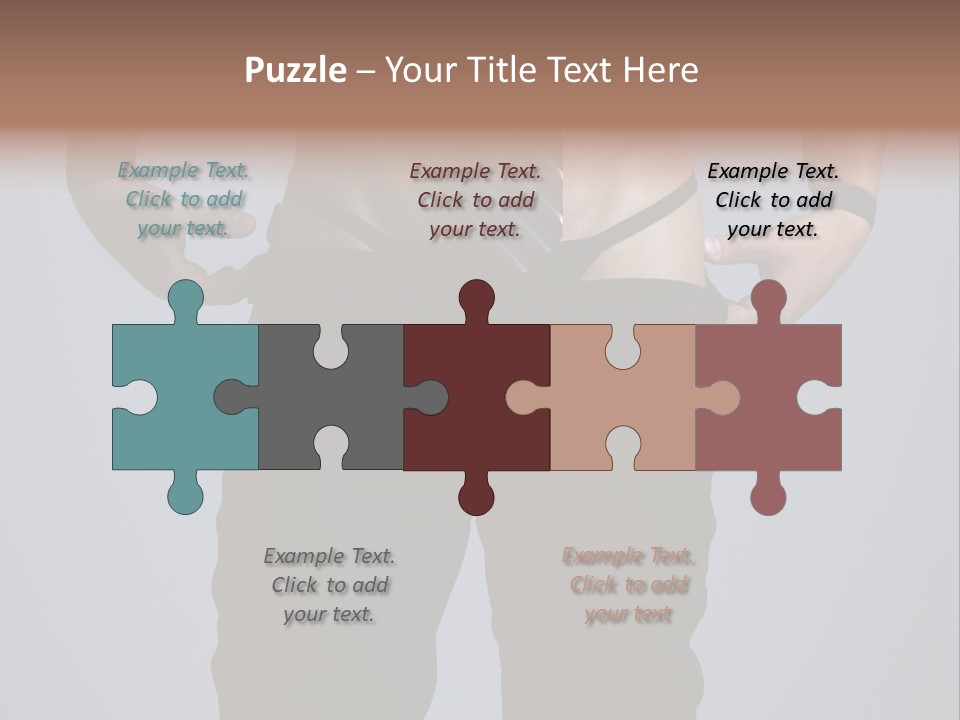 A Man Wearing A Tie With His Hands On His Hips PowerPoint Template