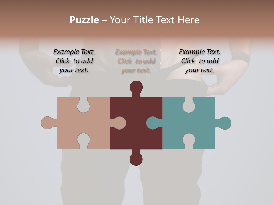 A Man Wearing A Tie With His Hands On His Hips PowerPoint Template