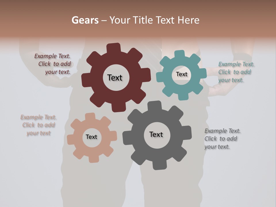 A Man Wearing A Tie With His Hands On His Hips PowerPoint Template