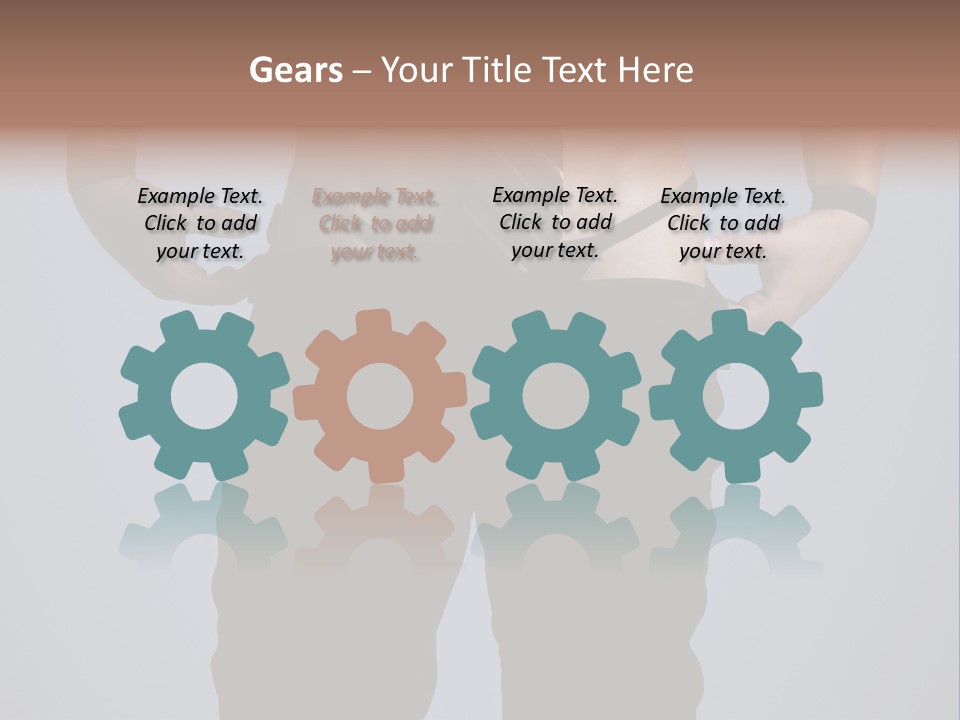 A Man Wearing A Tie With His Hands On His Hips PowerPoint Template