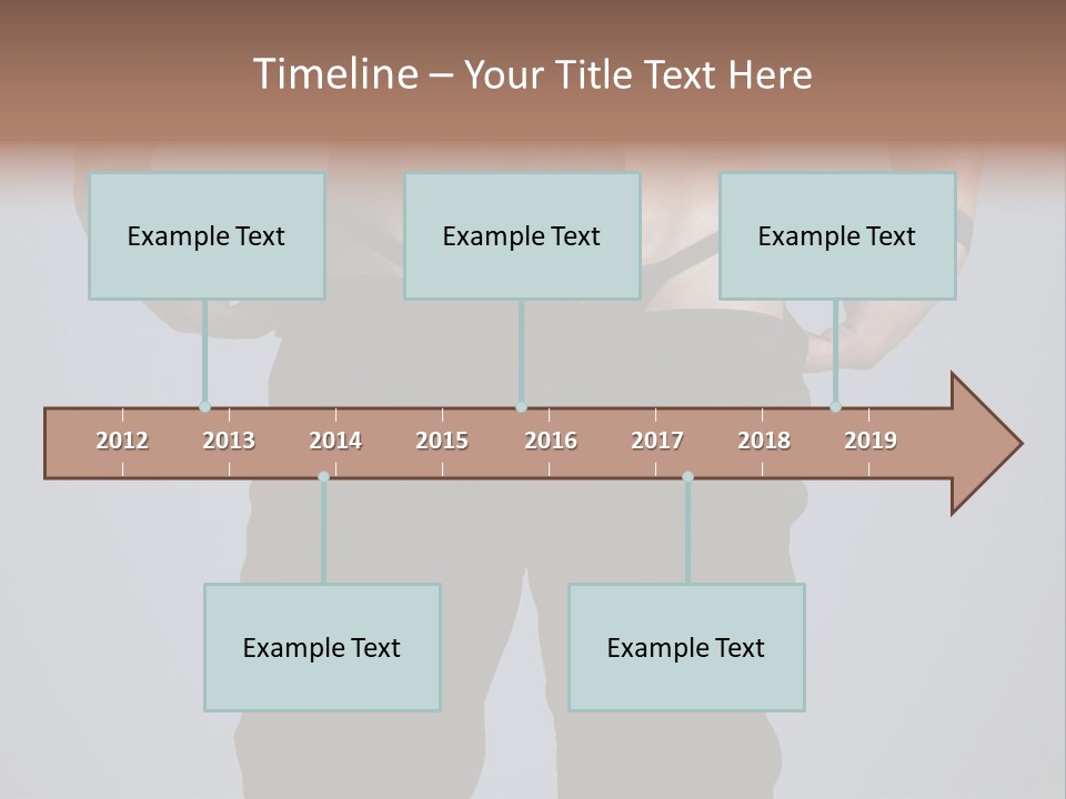 A Man Wearing A Tie With His Hands On His Hips PowerPoint Template