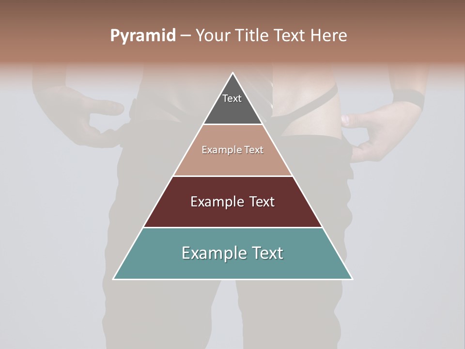 A Man Wearing A Tie With His Hands On His Hips PowerPoint Template