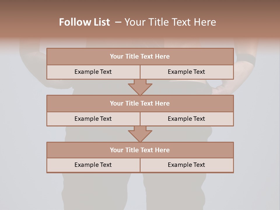 A Man Wearing A Tie With His Hands On His Hips PowerPoint Template