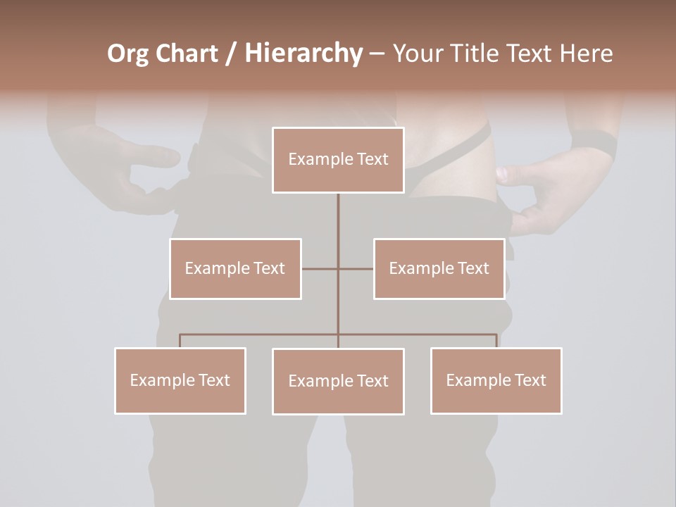 A Man Wearing A Tie With His Hands On His Hips PowerPoint Template