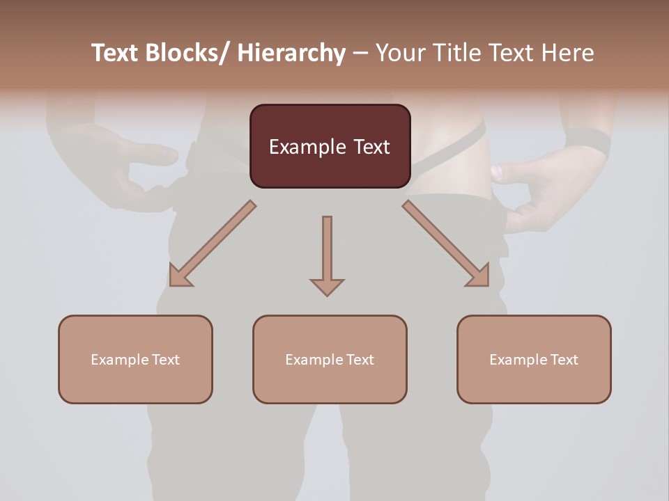 A Man Wearing A Tie With His Hands On His Hips PowerPoint Template