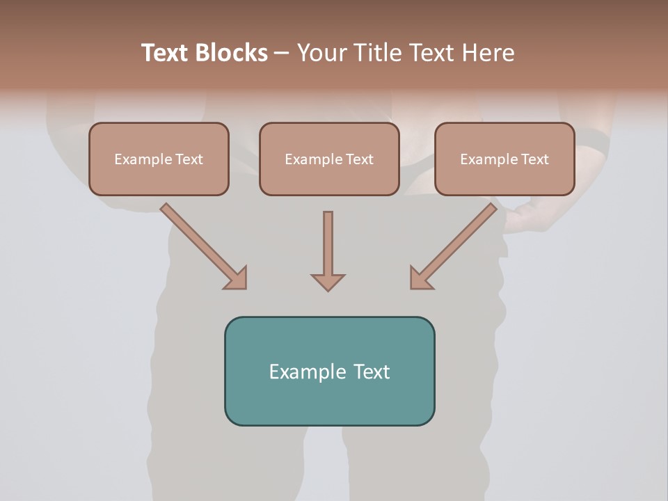 A Man Wearing A Tie With His Hands On His Hips PowerPoint Template