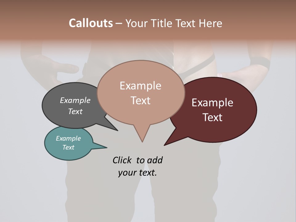 A Man Wearing A Tie With His Hands On His Hips PowerPoint Template
