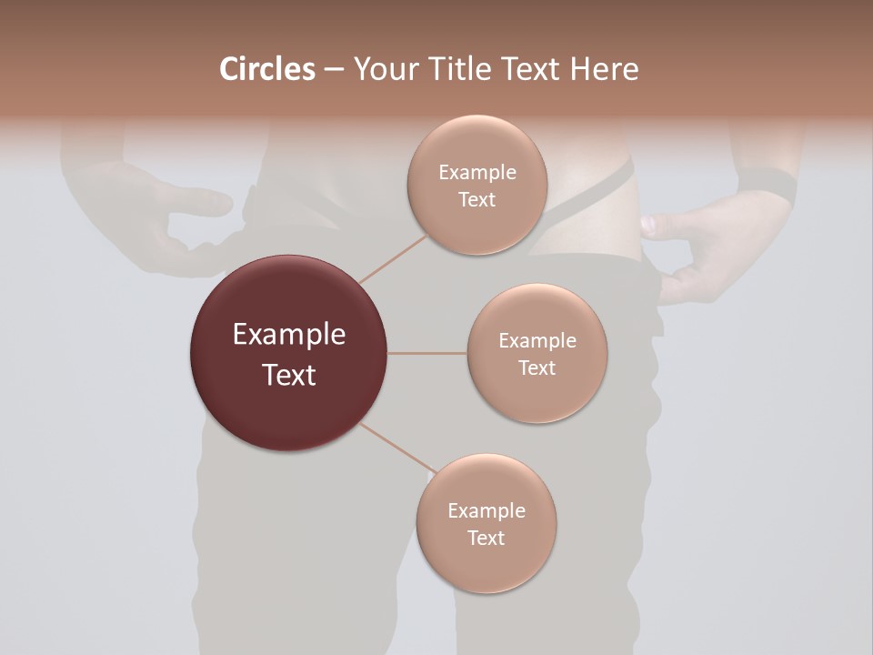 A Man Wearing A Tie With His Hands On His Hips PowerPoint Template